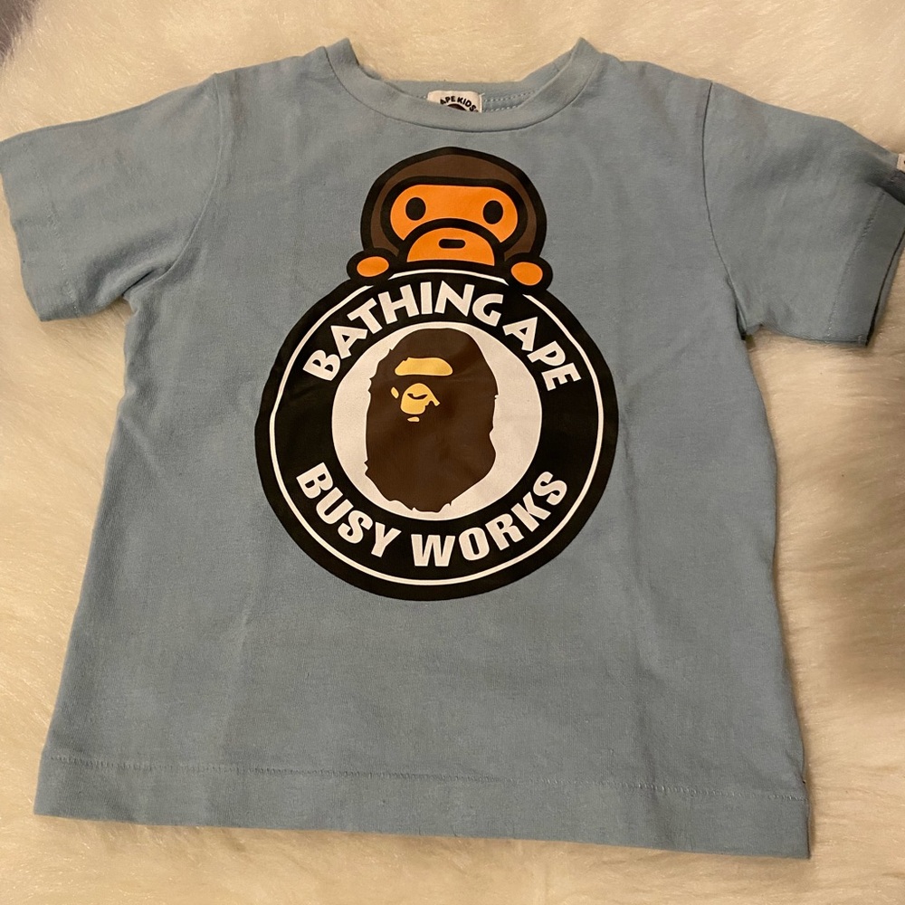 Authentic Bape T-shirt, 110cm equivalent to a 5t great condition